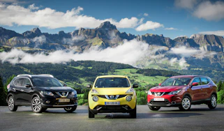 Three Nissan Crossovers