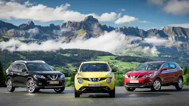 Three Nissan Crossovers
