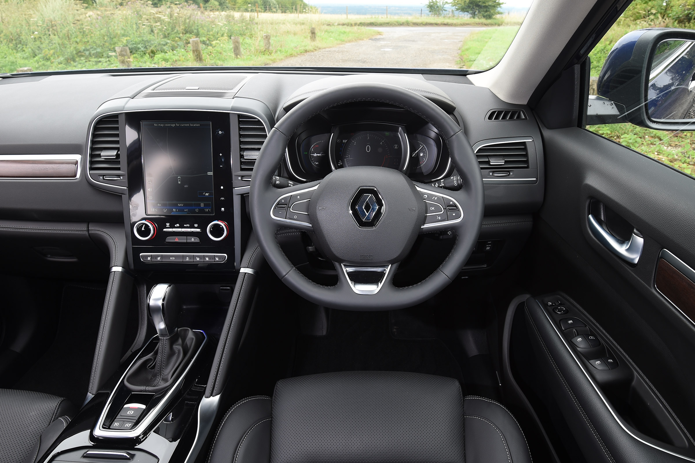 A neat design and soft-touch materials help give the Koleos one of the best interiors of any Renault so far