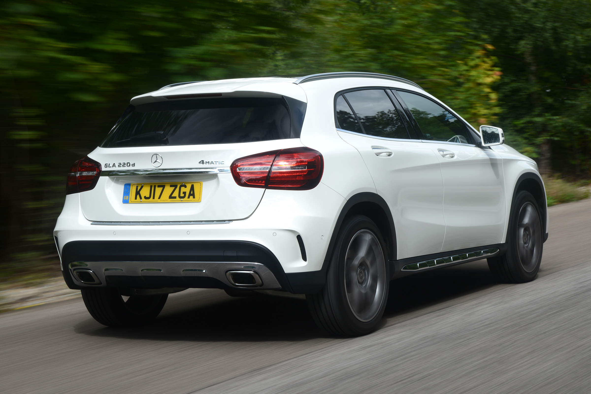 The facelift didn't change the GLA's fundamentals, other than an upgrade for the suspension to improve ride quality.