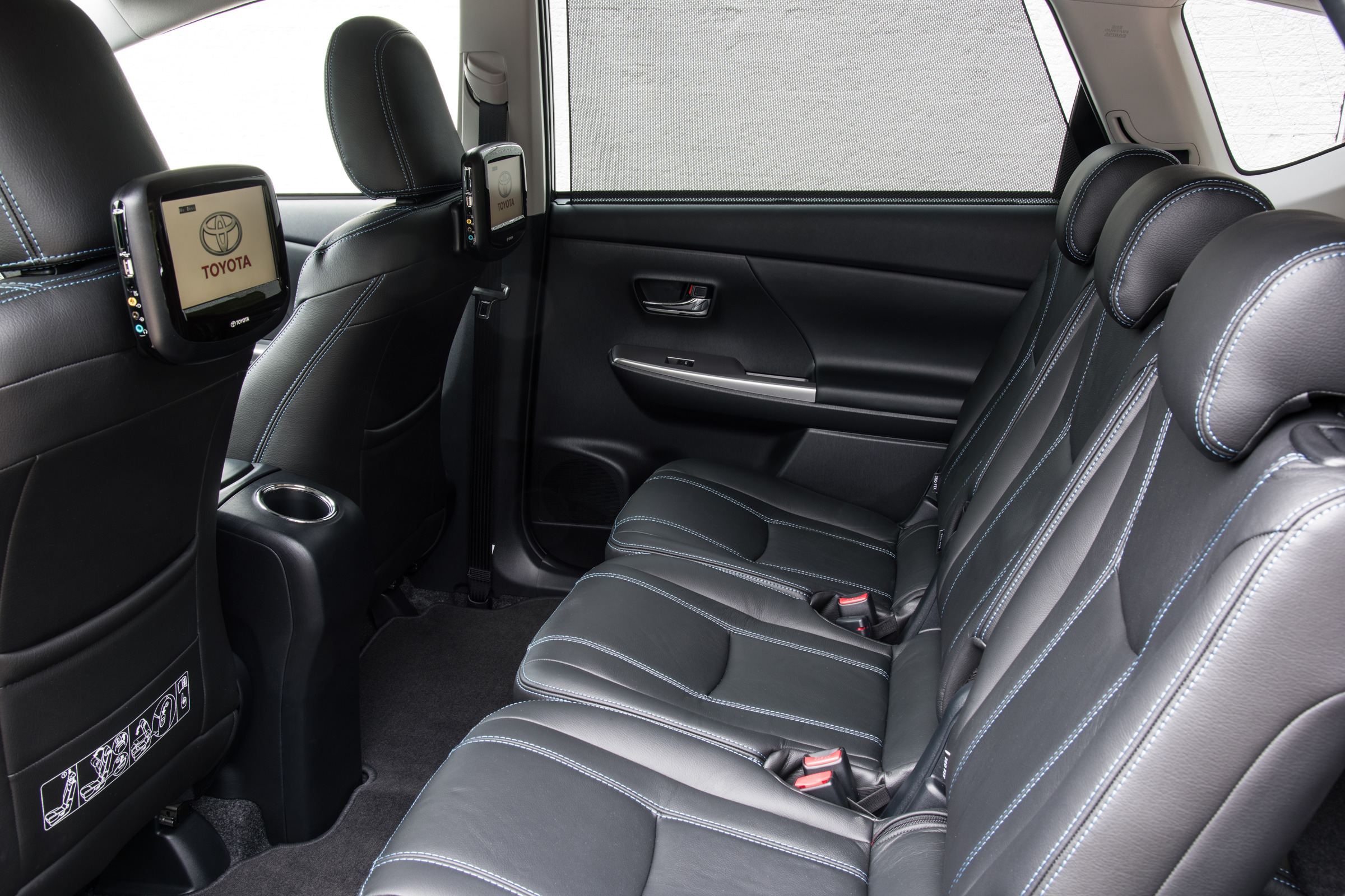 Toyota Prius+ MPV rear seats