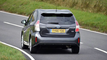 Toyota Prius+ MPV rear cornering