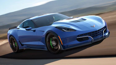 The Genovation GXE is based on a Corvette, but with the engine replaced by batteries and motors