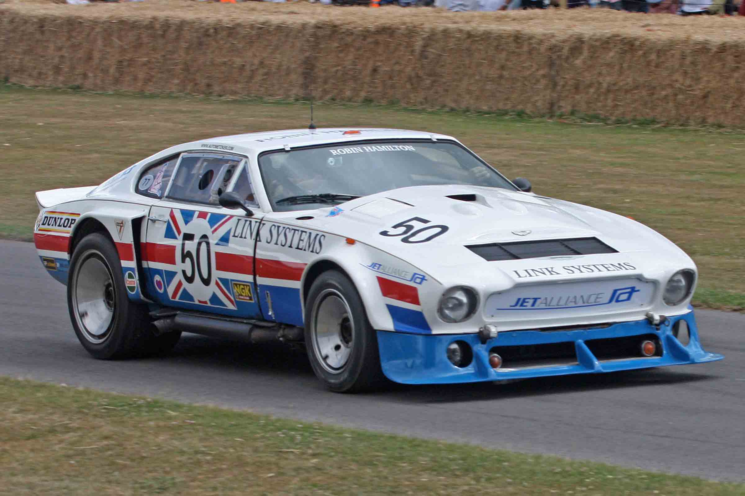 An Aston Martin DBS V8 held the caravan speed record