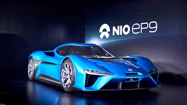 The Nio EP9 covers 0-62mph in 2.7 seconds