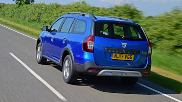 It features a raised ride height, chunkier bumpers and black plastic cladding, which give it a beefier look