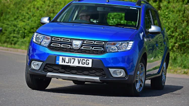 Despite these rugged styling cues, the Logan MCV Stepway is front, not four-wheel drive
