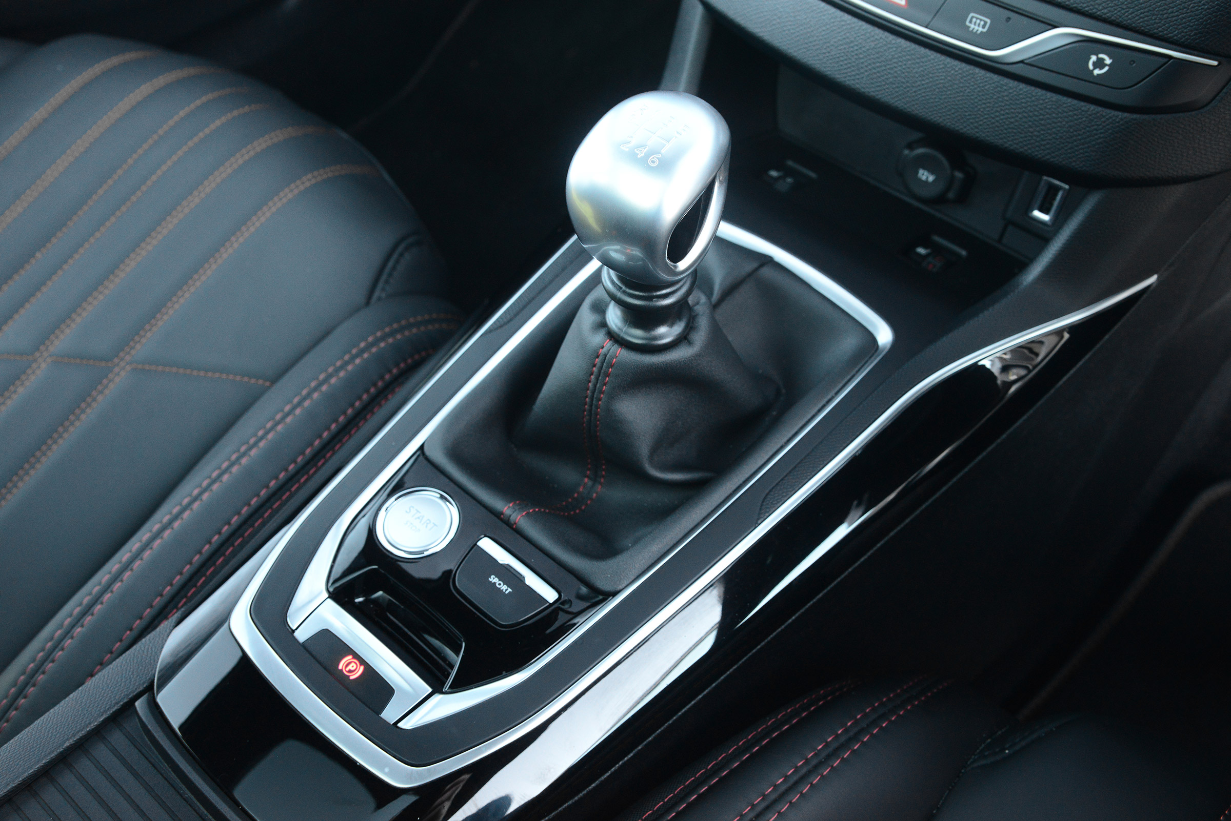 Most versions of the 308 come fitted with a six-speed manual gearbox