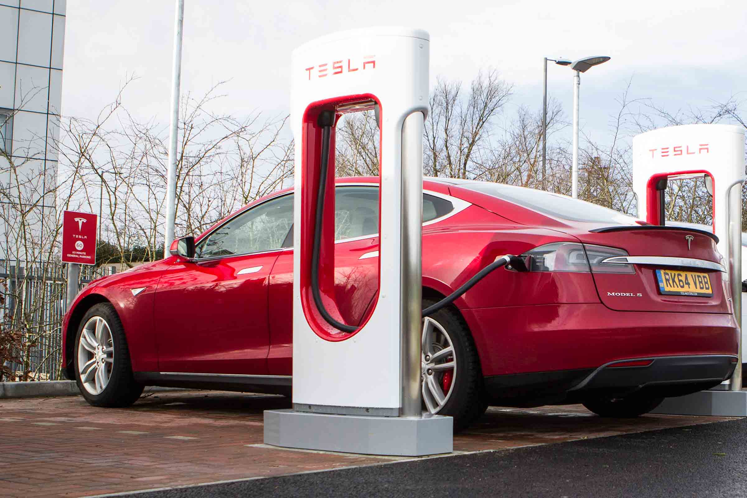 Model S at Supercharger