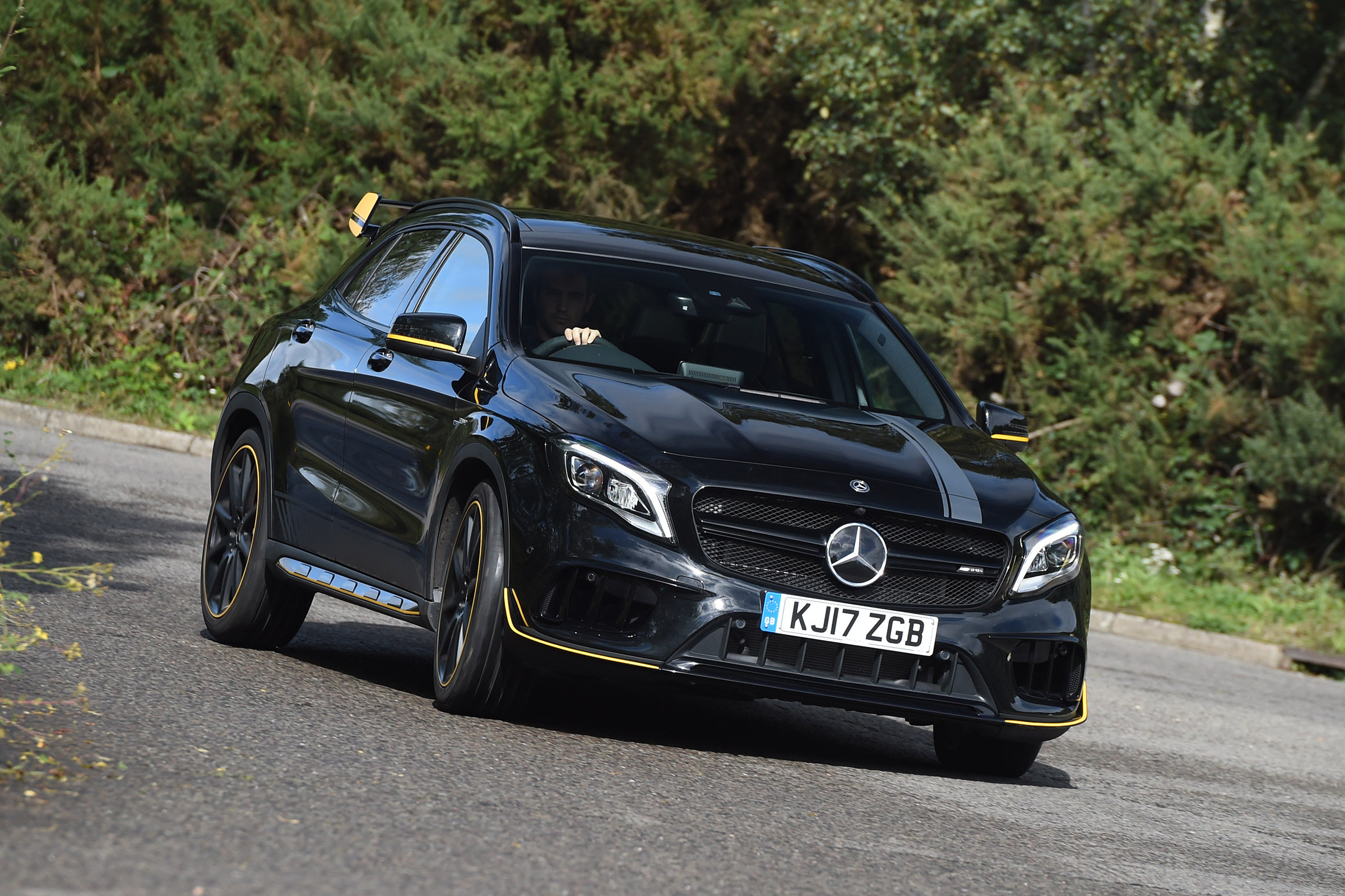 It's certainly a niche model, but rivals include the Audi RS Q3, Porsche Macan, Jaguar F-Pace and Alfa Romeo Stelvio
