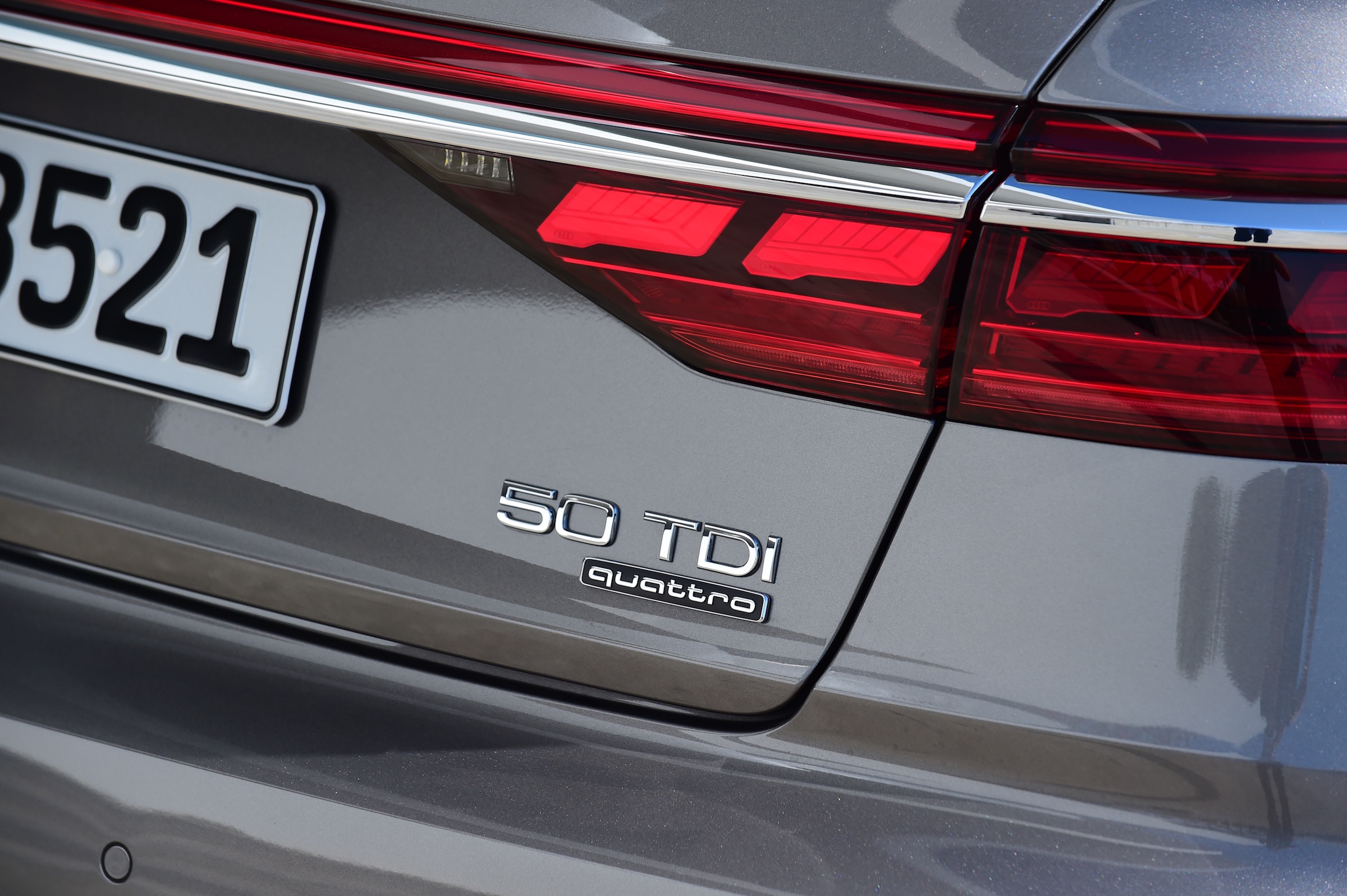 Audi's latest engine labelling system continues to baffle, though. The 3.0-litre diesel is the 50 TDI – 55 TFSI the petrol.
