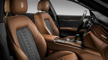 Maserati Quattroporte GranLusso with Ermenegildo Zegna silk trim