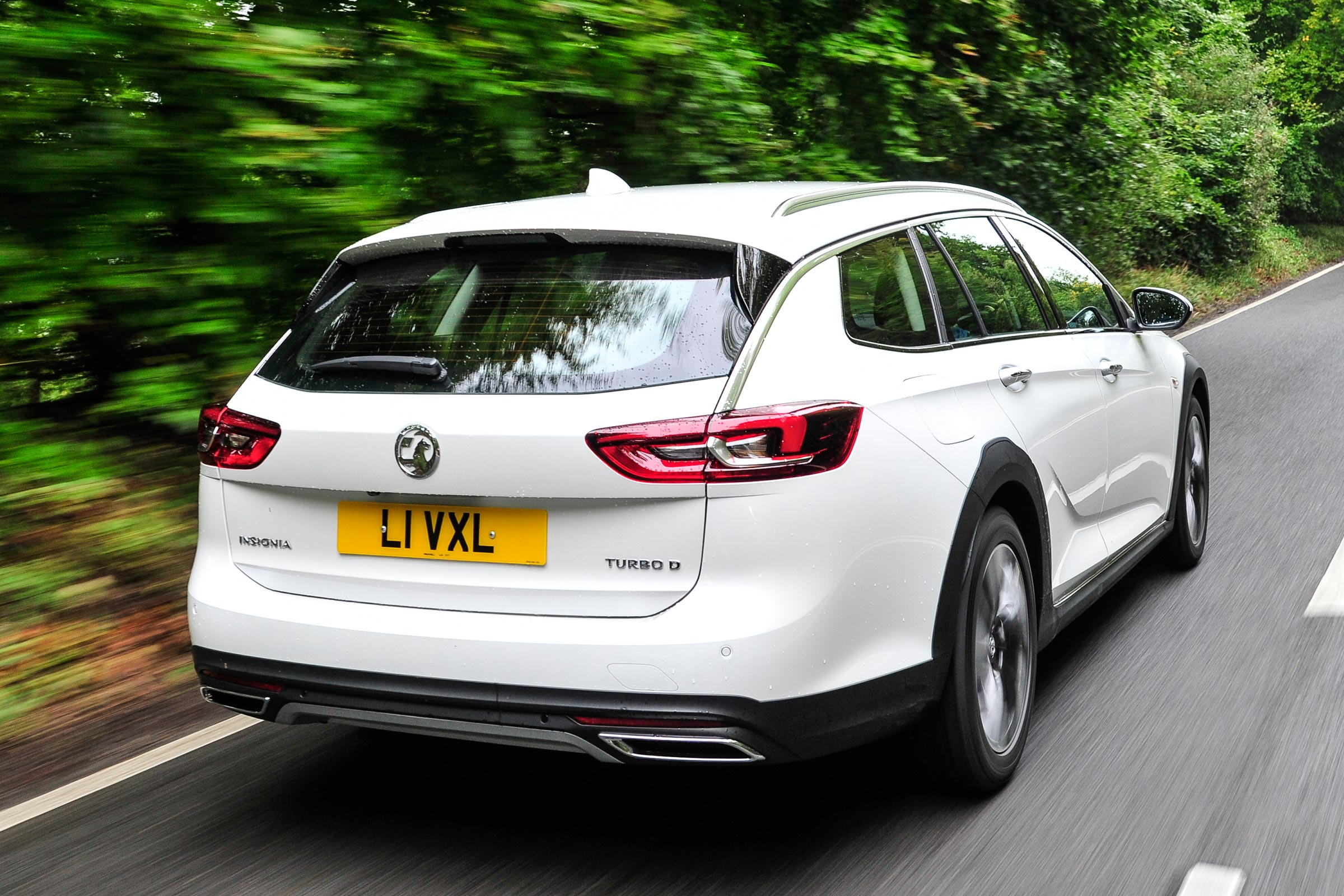 The Insignia Country Tourer is available with four-wheel drive, which improves grip in all conditions