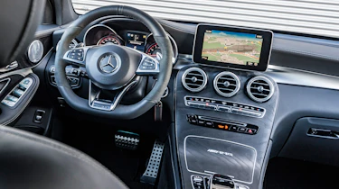 There's plenty of equipment inside, including Nappa leather seats and an intuitive Comand infotainment sytem