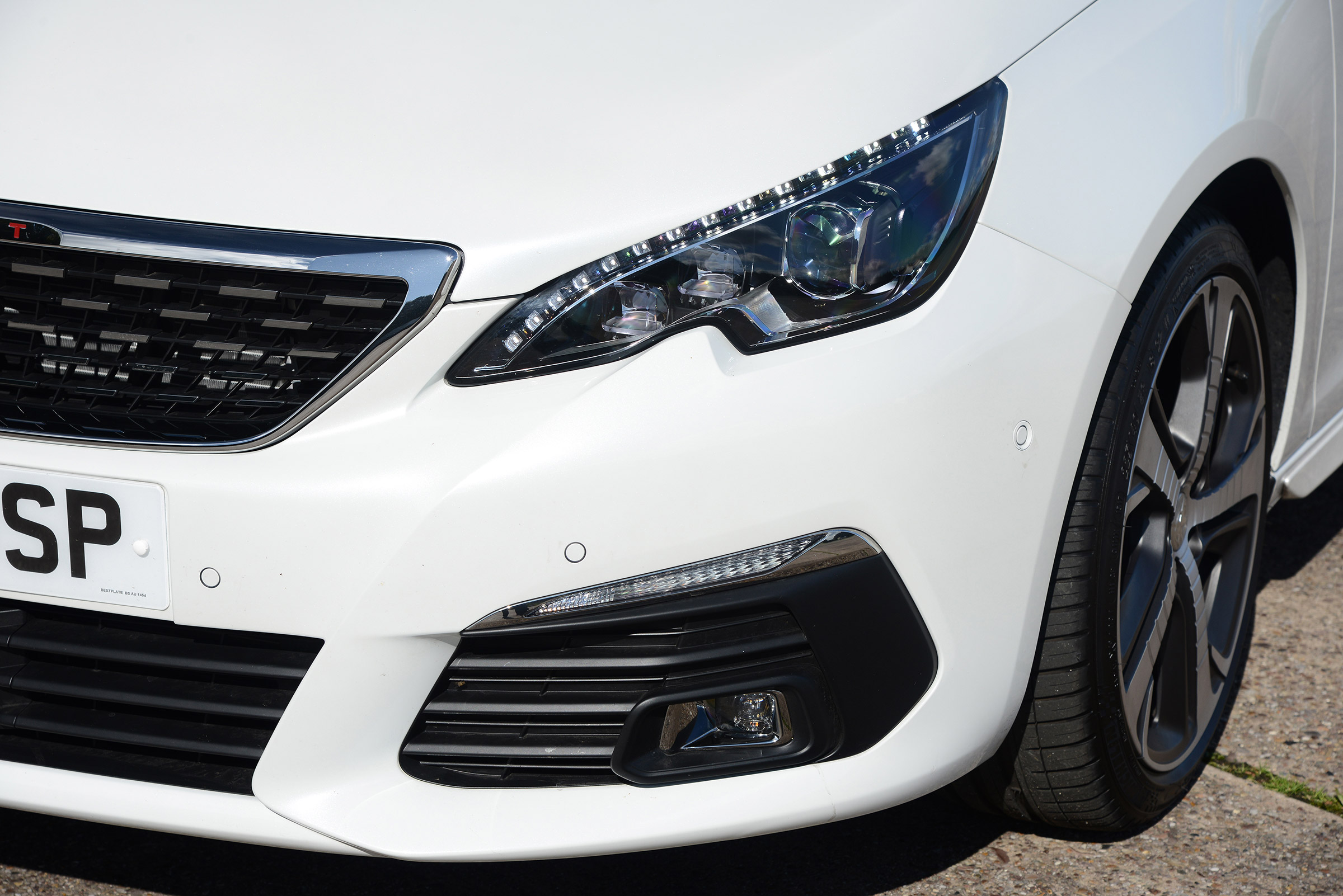 The grille became more upright, while LED daytime running lights run along the top of the headlights