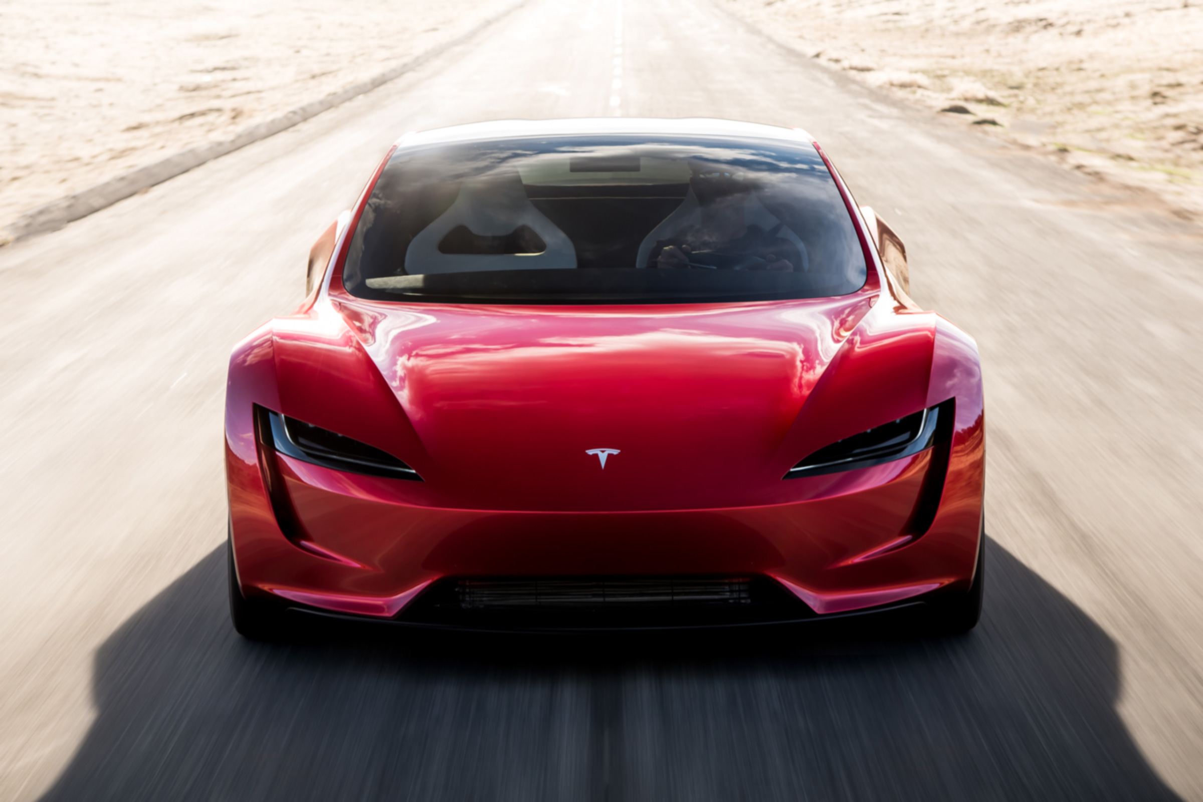 The Roadster is claimed to manage 0-100mph in 4.2 seconds – the same as a Mercedes A45 AMG's 0-62mph time