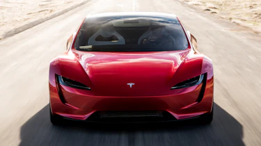 The Roadster is claimed to manage 0-100mph in 4.2 seconds – the same as a Mercedes A45 AMG's 0-62mph time