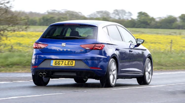 SEAT Leon FR driving - rear view