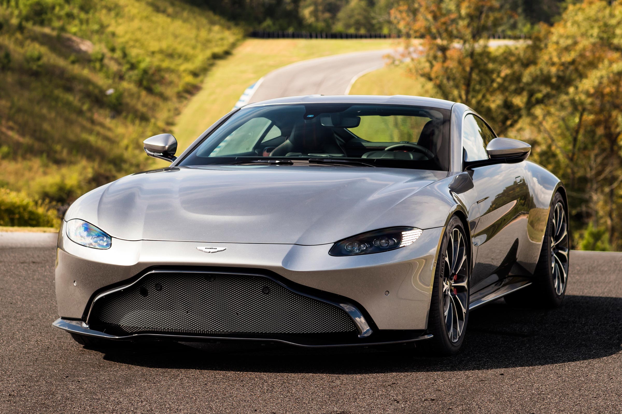 The new Vantage features aggressive styling and a 4.0-litre V8 petrol engine