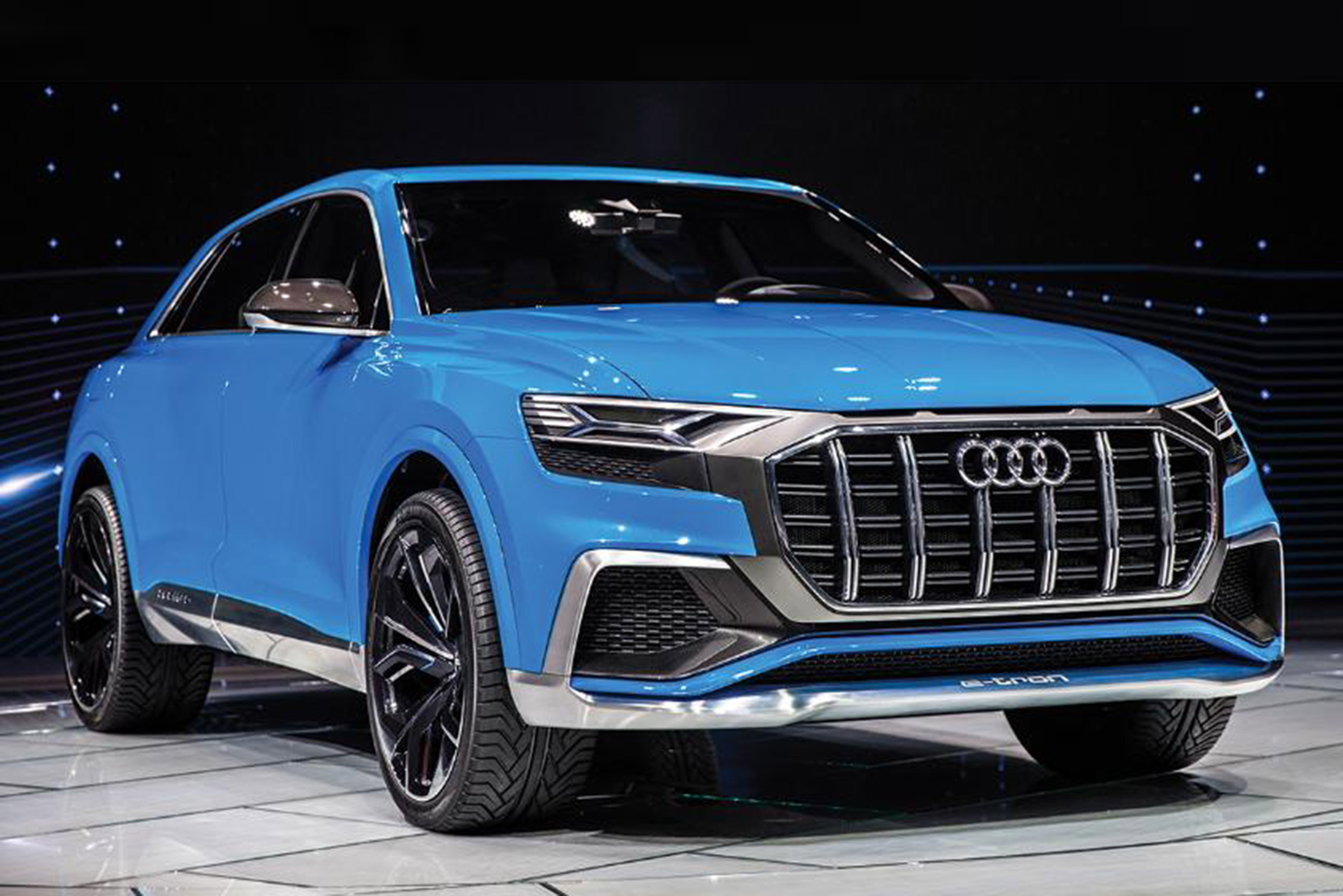 The rakish Q8 will sit at the top of Audi’s SUV range