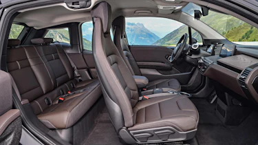 The i3 is a four-seater, with enough room for adults in the front and back