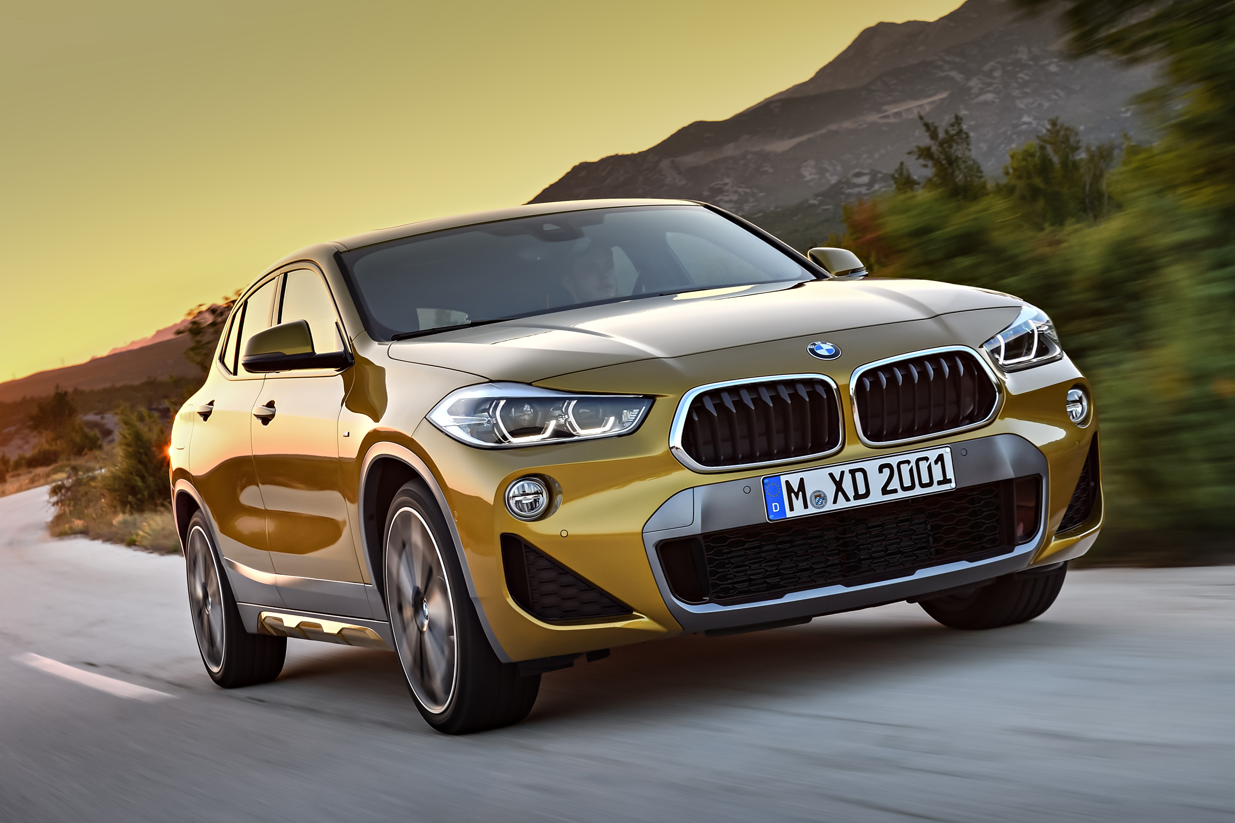 The X2 slots between the X1 and X3 in BMW’s SUV range, with a focus on style over outright practicality