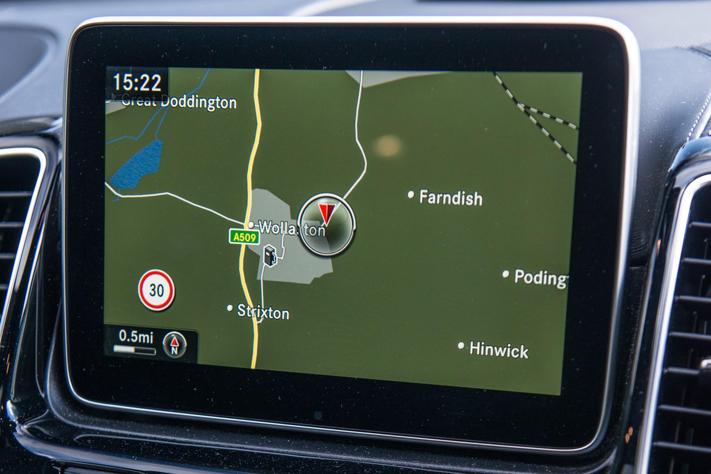 The car’s infotainment system is not as good to use as rivals’
