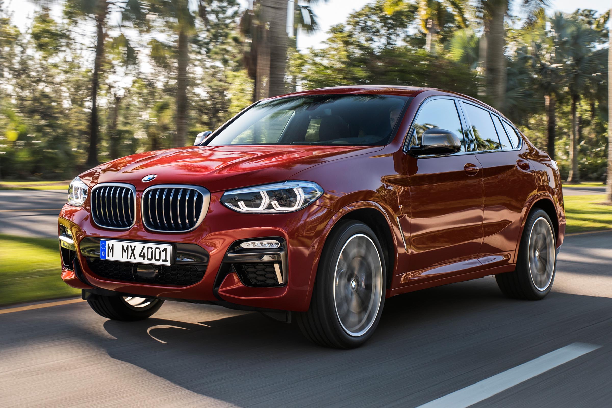 BMW X4 driving
