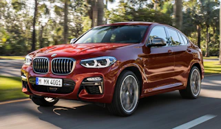 BMW X4 driving