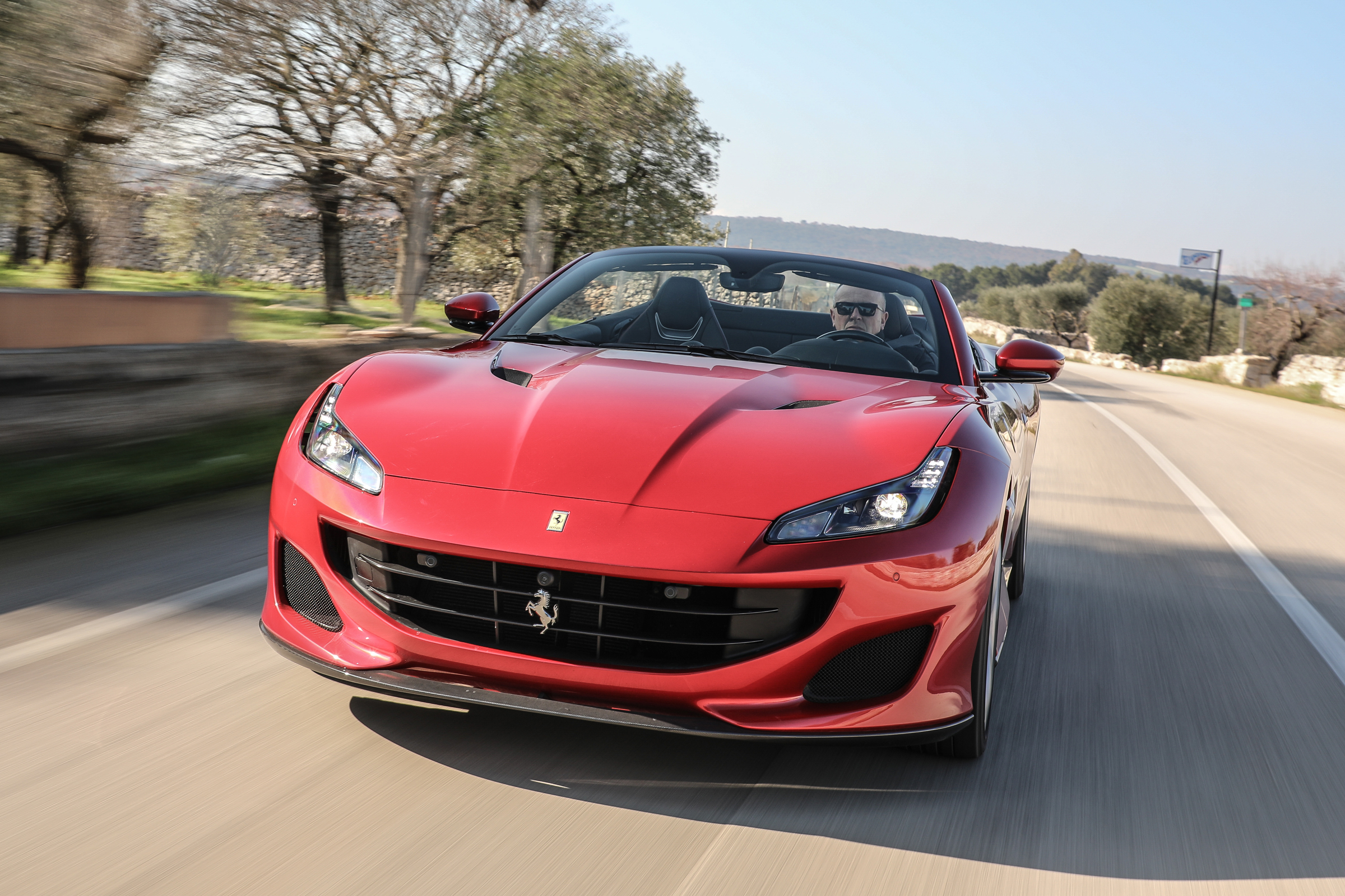 The Ferrari Portofino is a rival to roadsters like the Mercedes-AMG GT Roadster and Aston Martin DB11 Volante