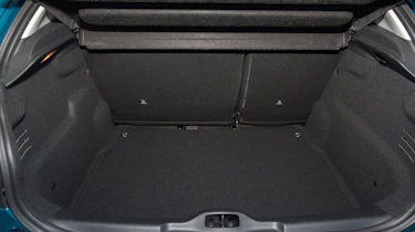 The boot is a usable, square shape with no obvious protrusions to make loading awkward