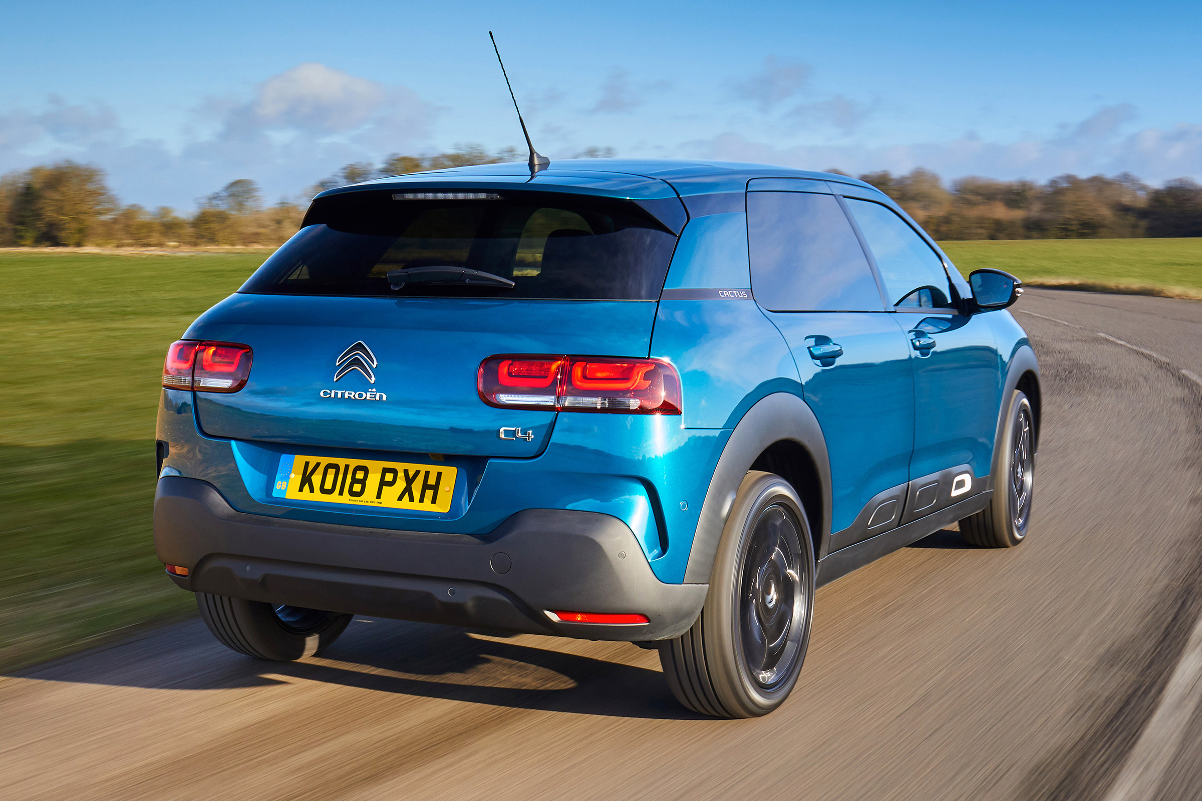Citroen’s Progressive Hydraulic Cushion suspension is fitted to aid comfort
