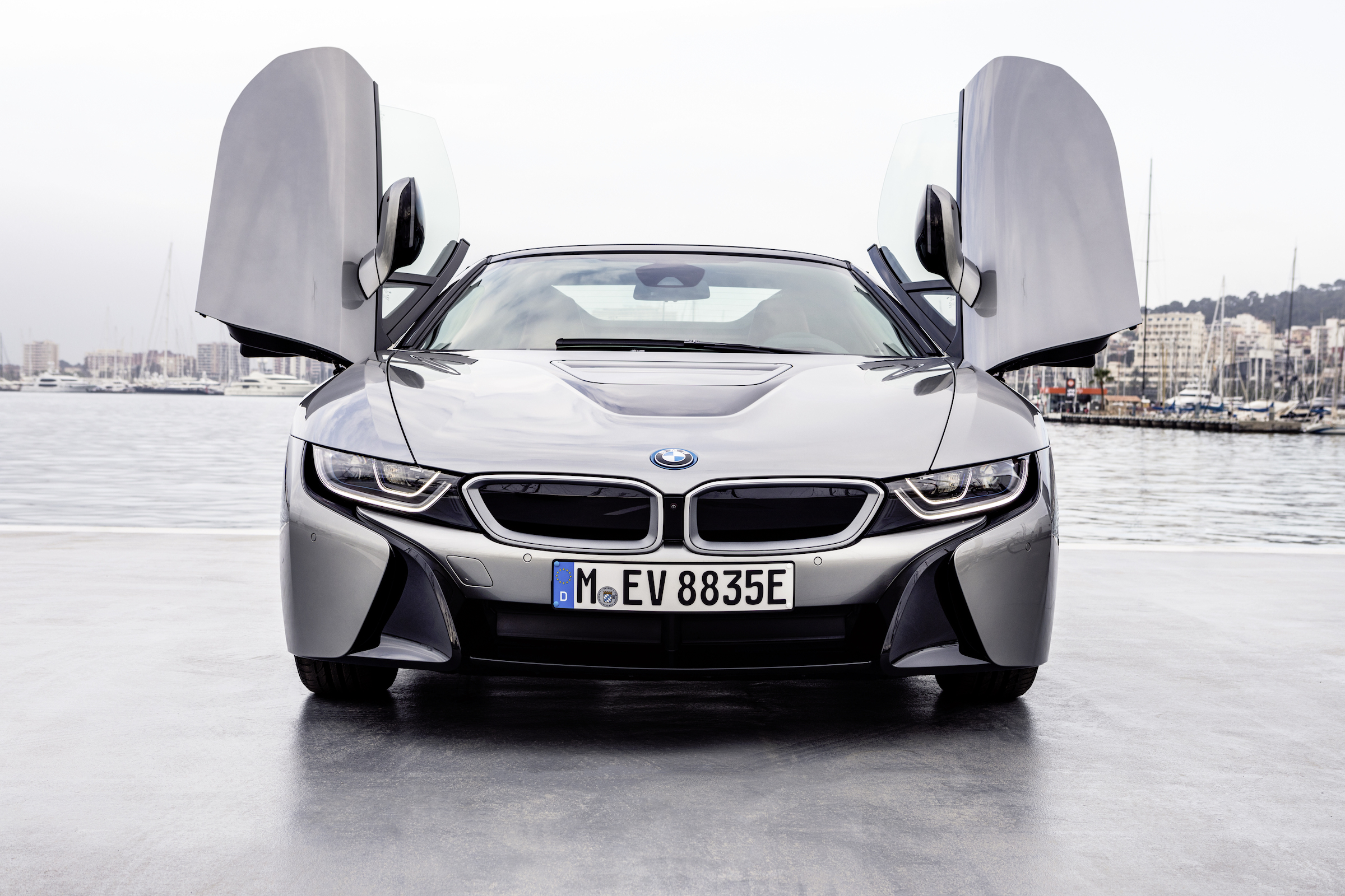 Yet, when the petrol engine is engaged, the i8 Roadster's top speed is an electronically limited 155mph