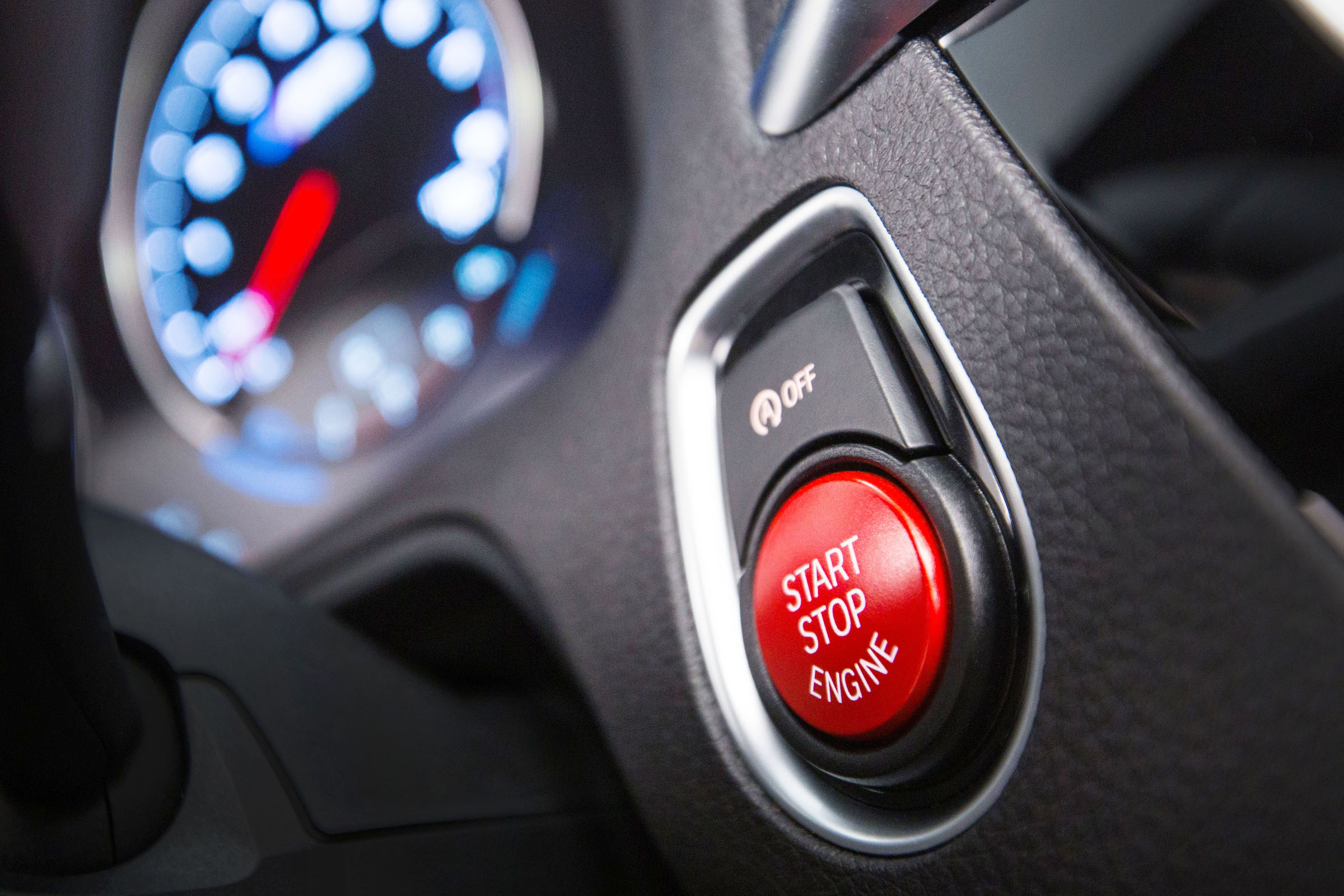 BMW M2 Competition starter button