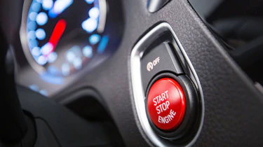 BMW M2 Competition starter button