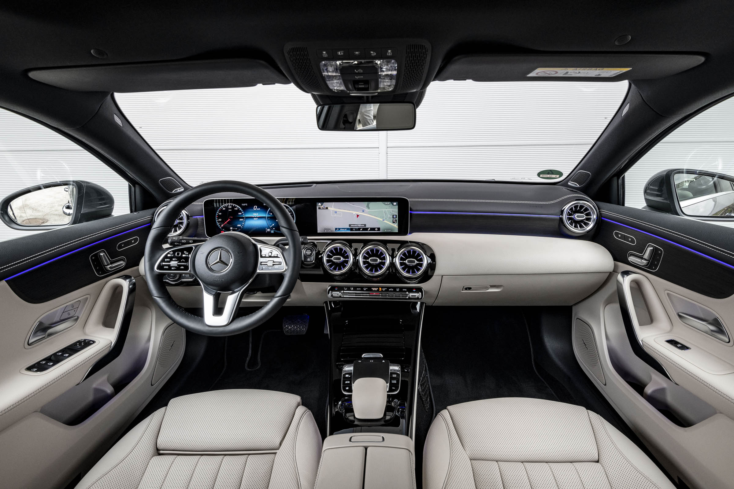 The A-Class’ sophisticated interior is better than those of its rivals and even some cars from the class above
