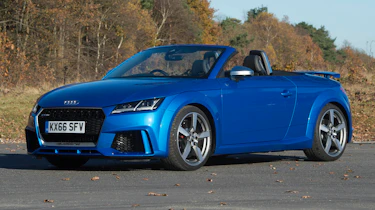 The Audi TT RS Roadster is a high-performance sports car with supercar-like performance