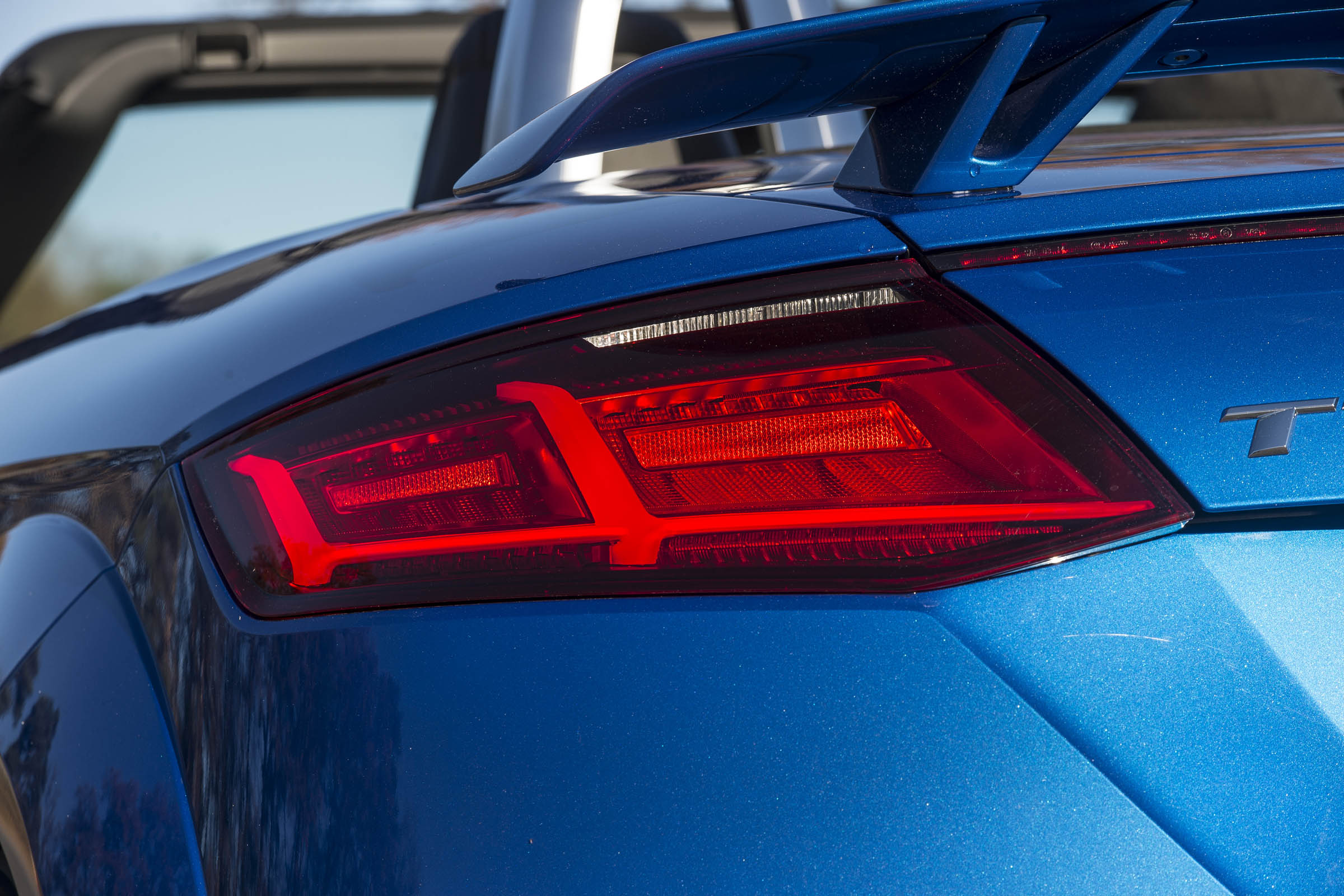 The TT RS shares much of its styling with slower models, albeit with some sporty additions