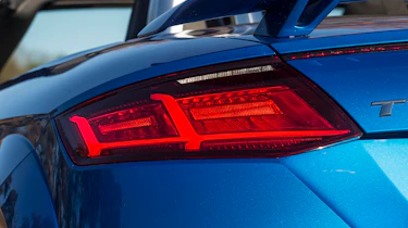 The TT RS shares much of its styling with slower models, albeit with some sporty additions