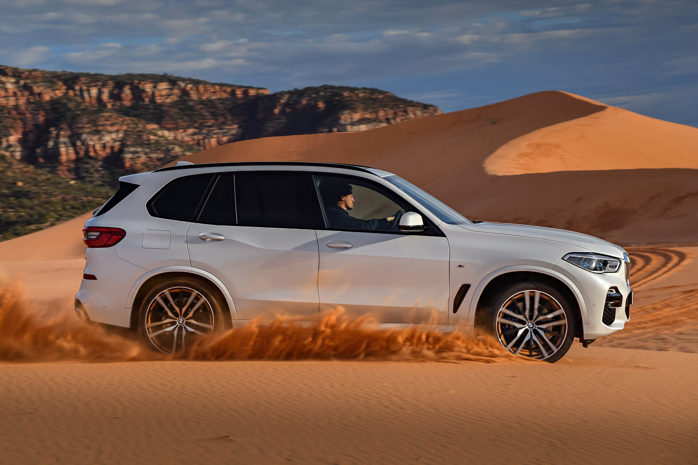 BMW X5 off-road side