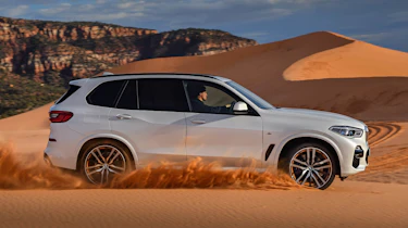 BMW X5 off-road side
