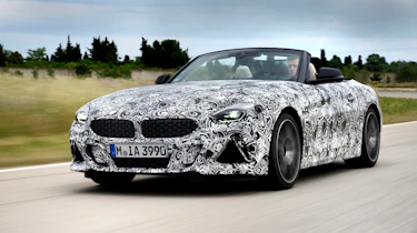 The new BMW Z4 has been put through its paces at a test centre in Miramas, France.