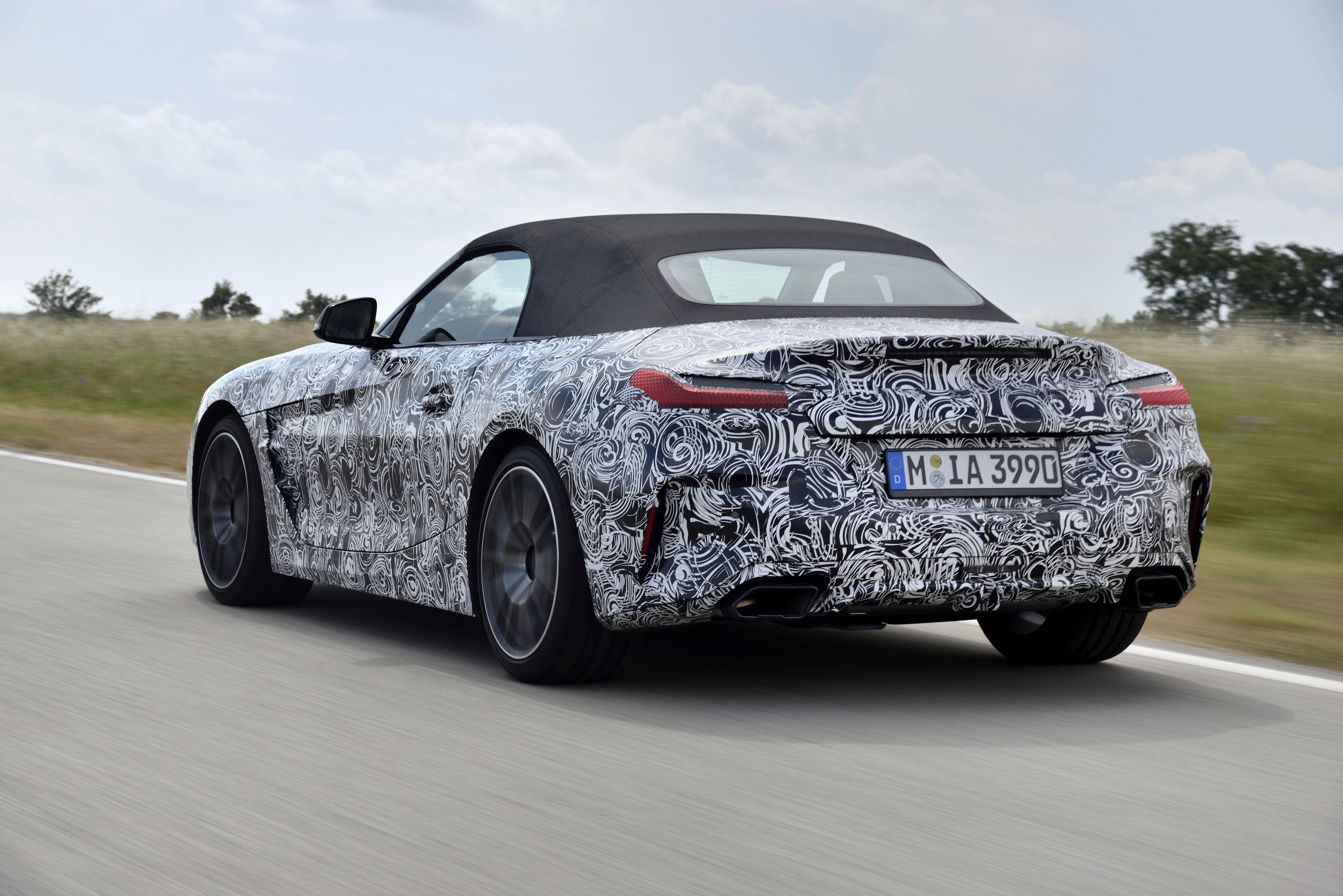 The boot of the new Z4 is 70 litres bigger than the old one.