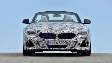 Although heavily disguised, you can still make out styling cues taken from the Z4 Concept.