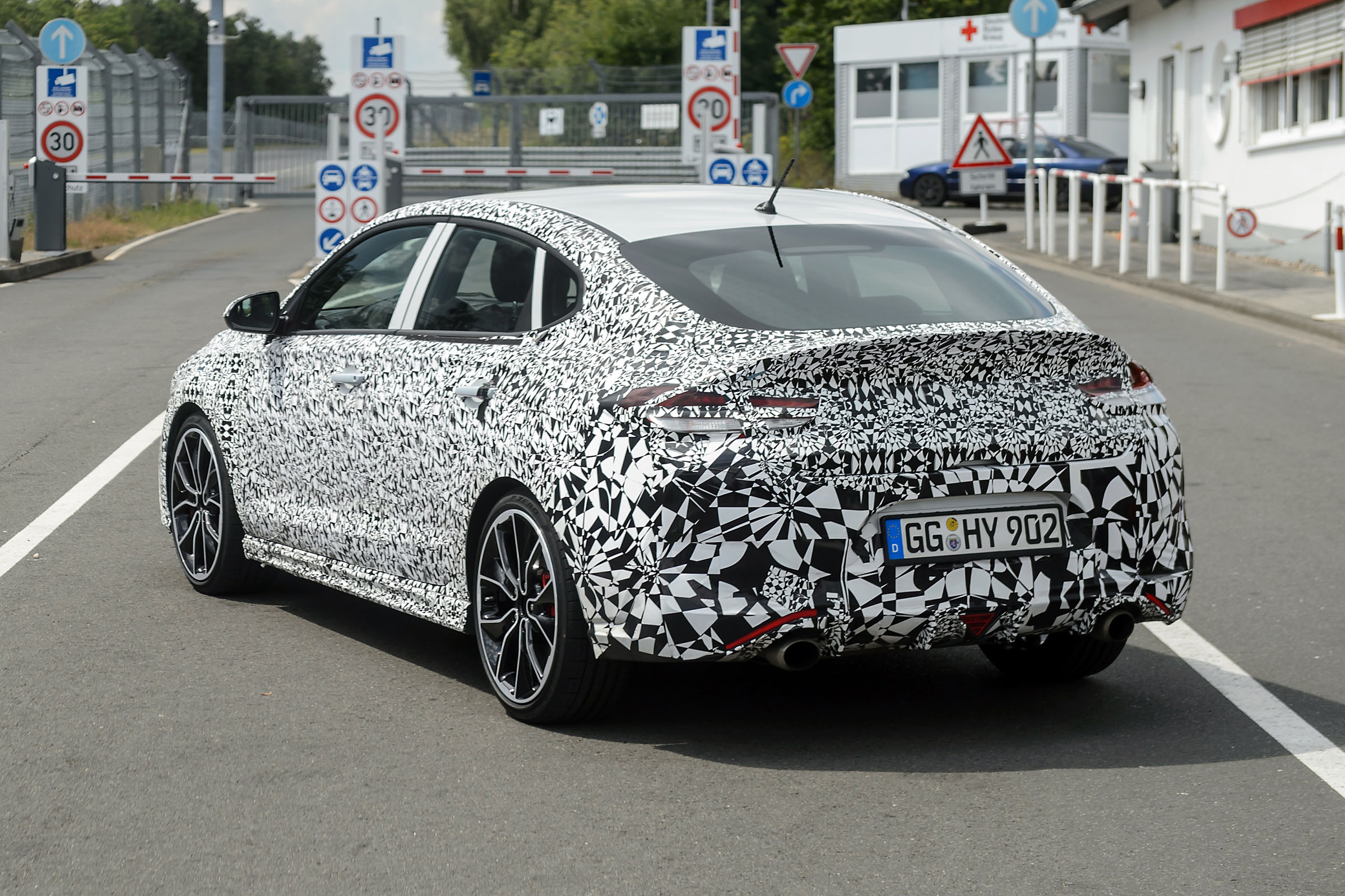 2019 Hyundai i30 Fastback N prototype rear