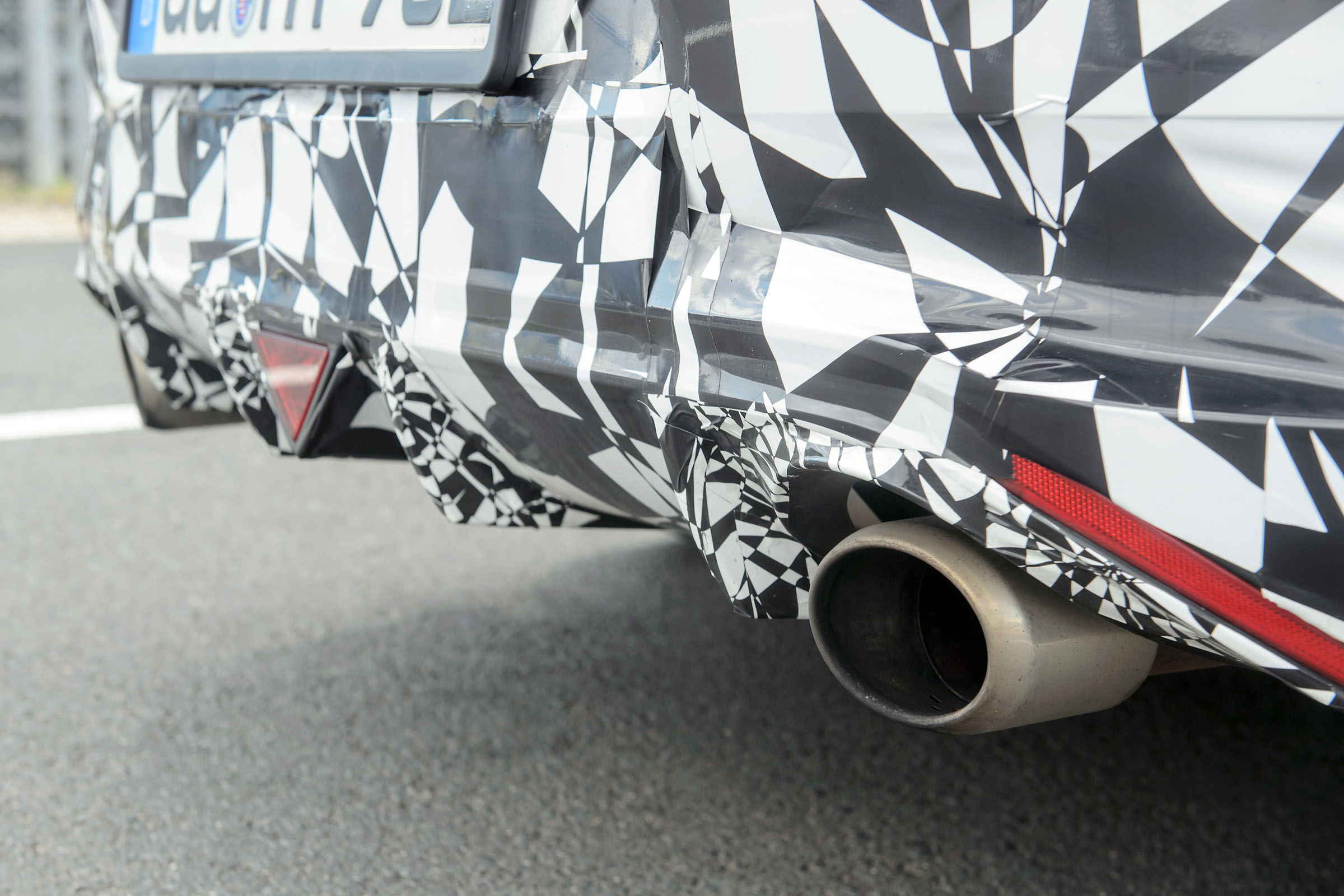 2019 Hyundai i30 Fastback N prototype exhaust