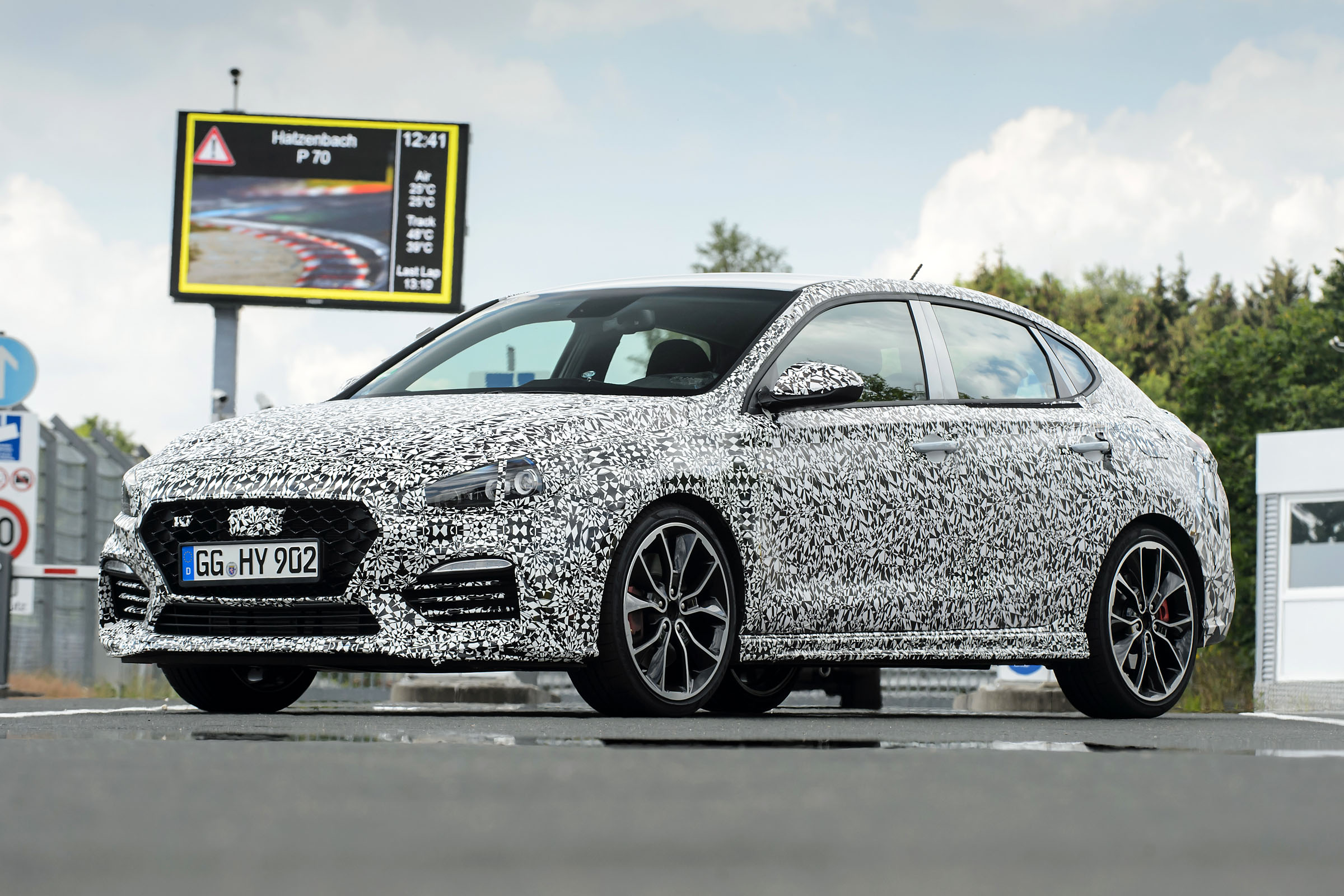 2019 Hyundai i30 Fastback N prototype side