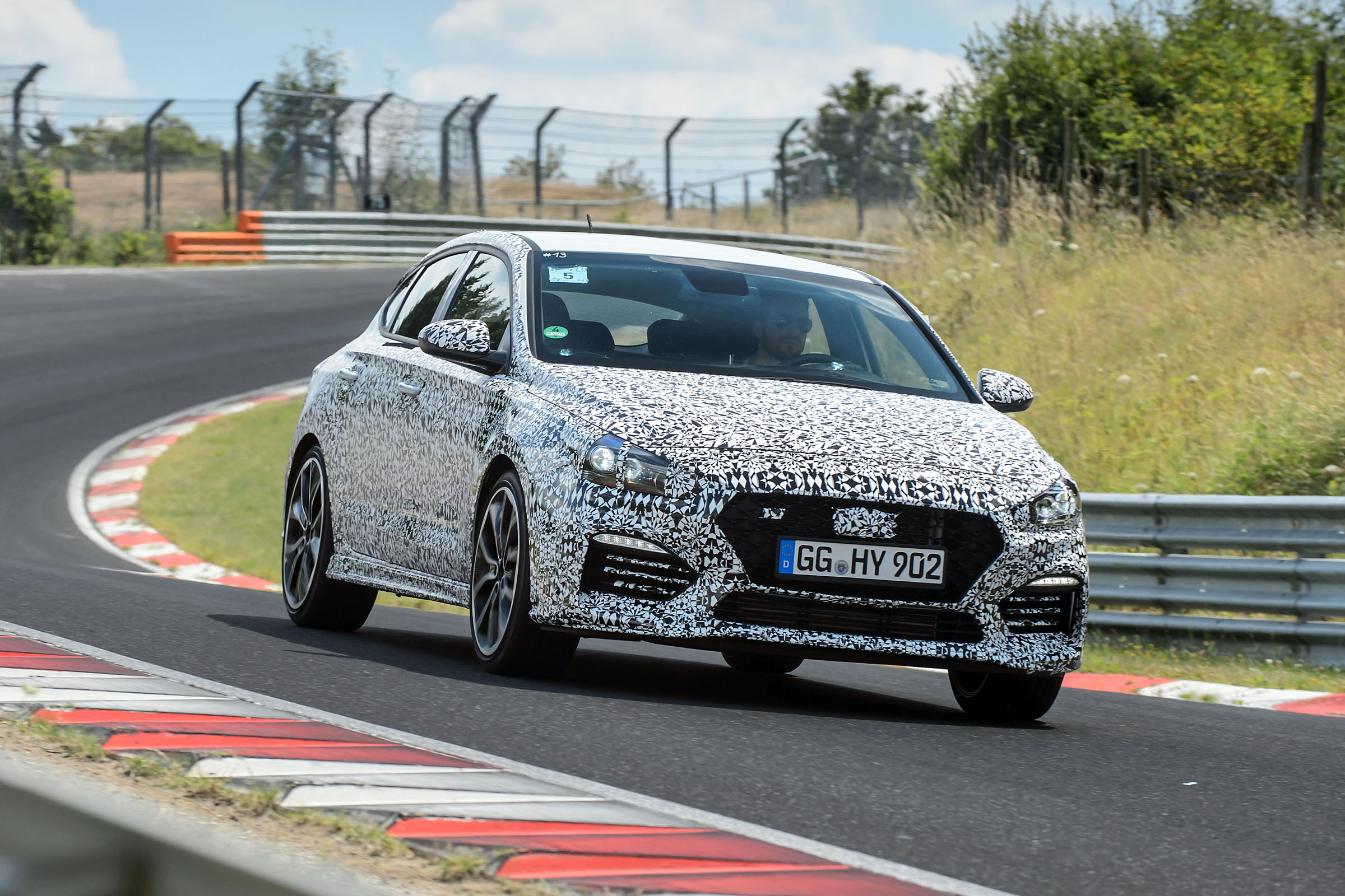 2019 Hyundai i30 Fastback N prototype front