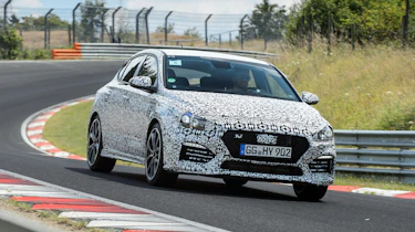 2019 Hyundai i30 Fastback N prototype front
