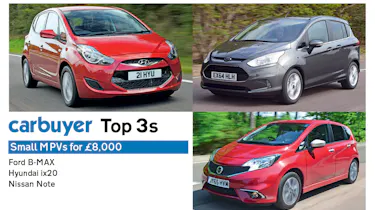 Top 3 small MPVs for £8,000 - header